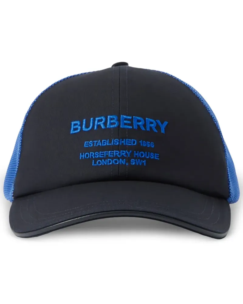 Burberry Baseballkappe mit Horseferry-Motiv - Blau Blau