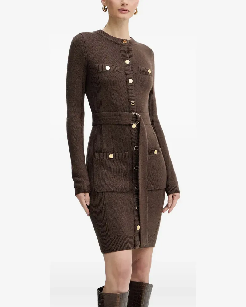 Guess Minikleid mit Gürtel - Braun Braun