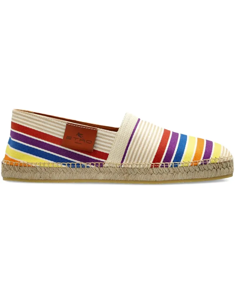 Etro Gestreifte Espadrilles - Nude Nude