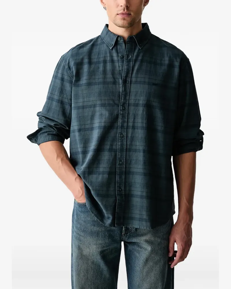 Levi's Authentic check-pattern long-sleeve shirt - Blau Blau