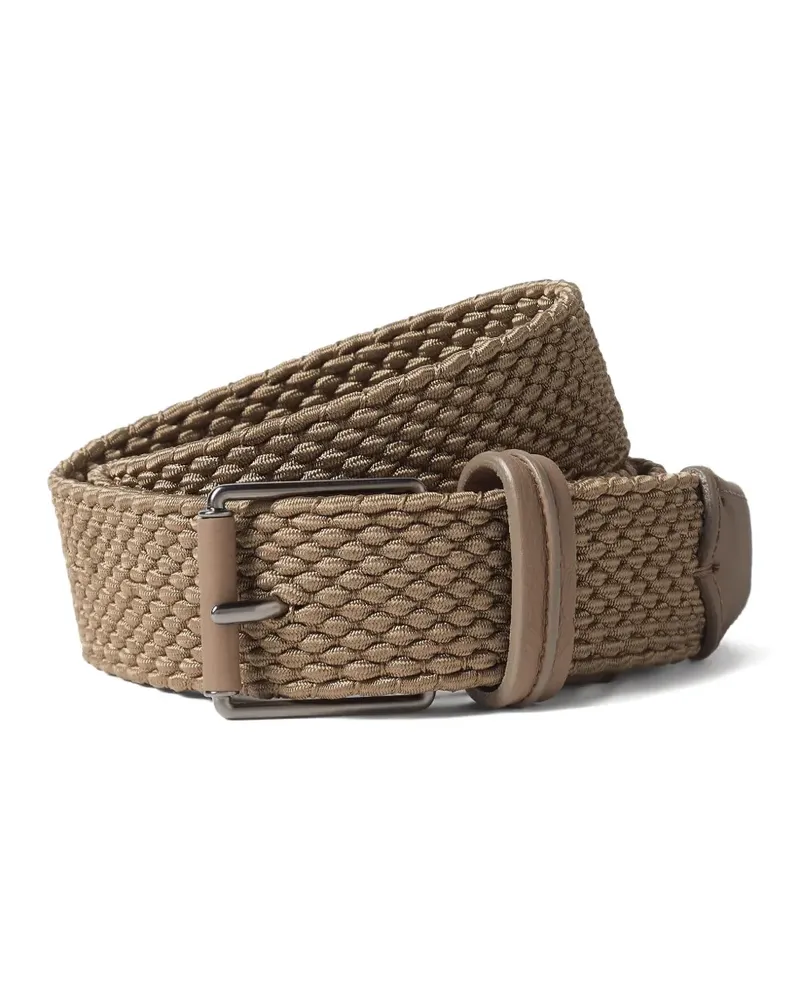 Ermenegildo Zegna Gewebter Gürtel - Nude Nude