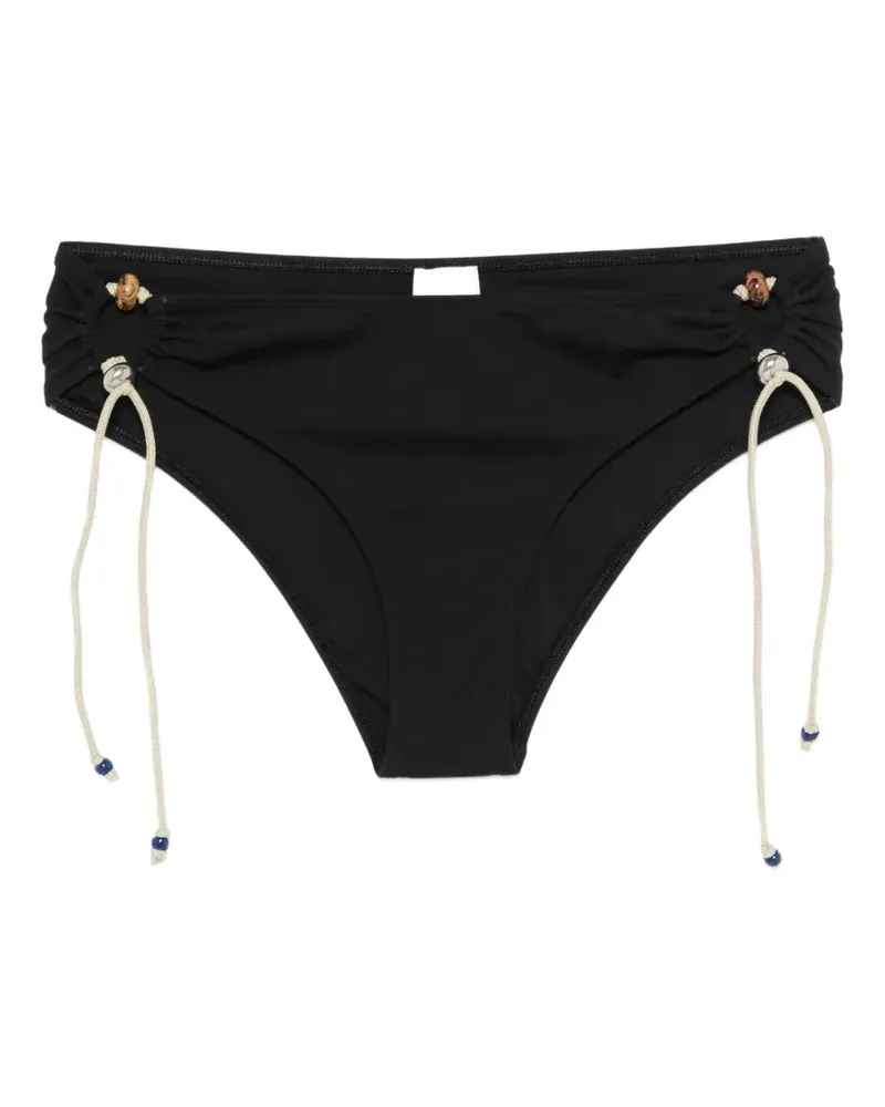 Isabel Marant Alvina beaded bikini bottoms - Schwarz Schwarz