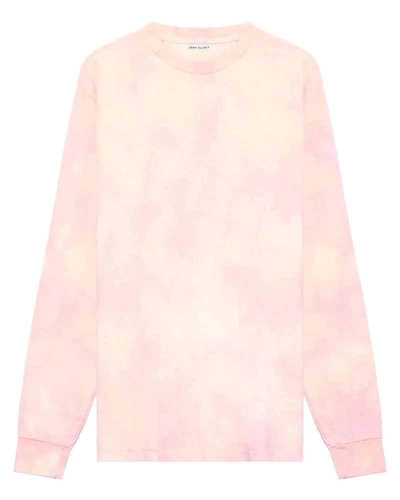 John Elliott + Co Sweatshirt mit Batikmuster - Rosa Rosa