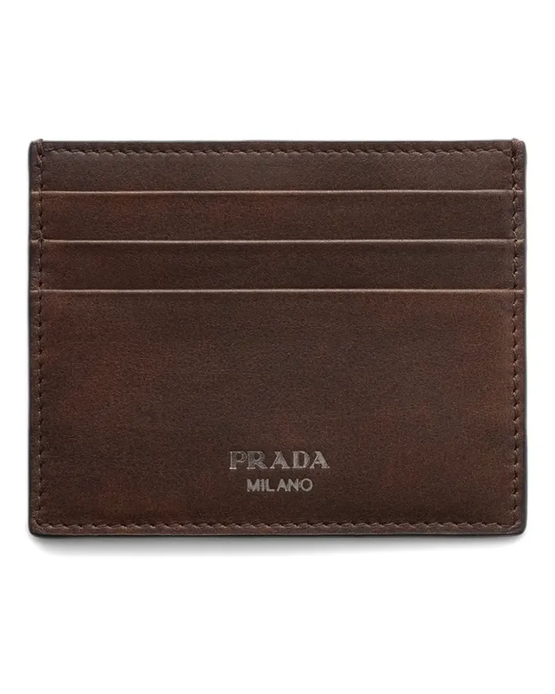 Prada leather card holder - Braun Braun