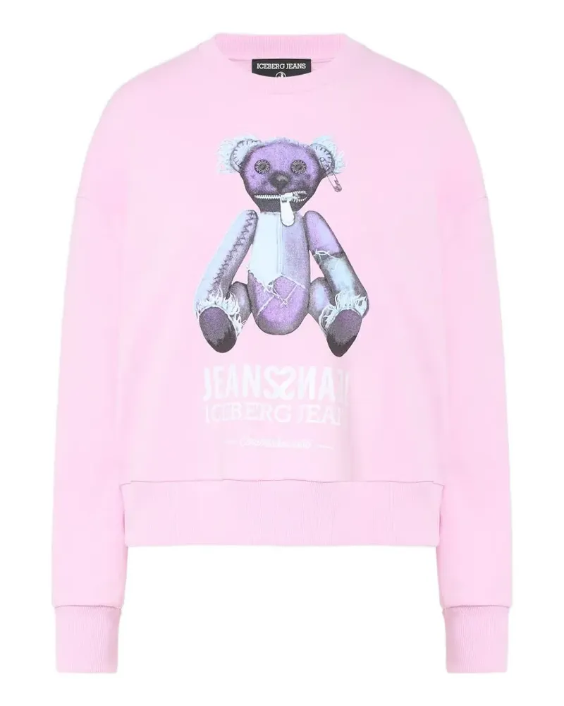 Iceberg Teddy Bear-print sweatshirt - Rosa Rosa