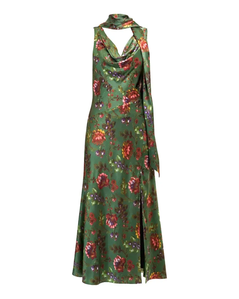 Cinq à Sept Fresco Floral Rosmira maxi dress - Grün Grün