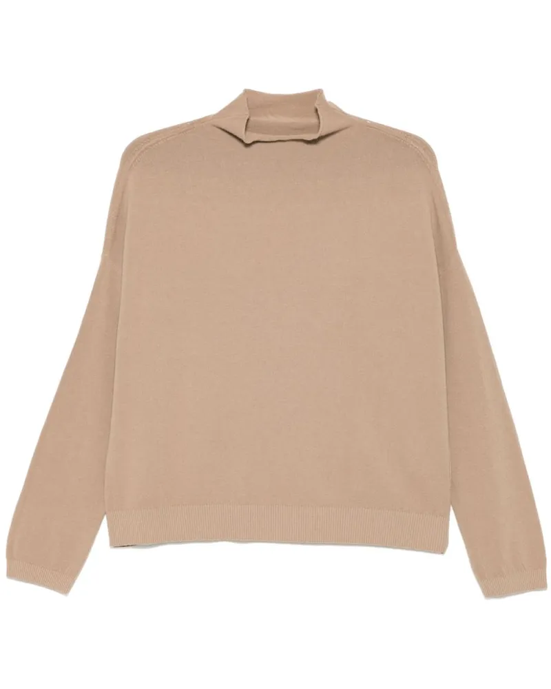TRANSIT Pullover mit Stehkragen - Braun Braun