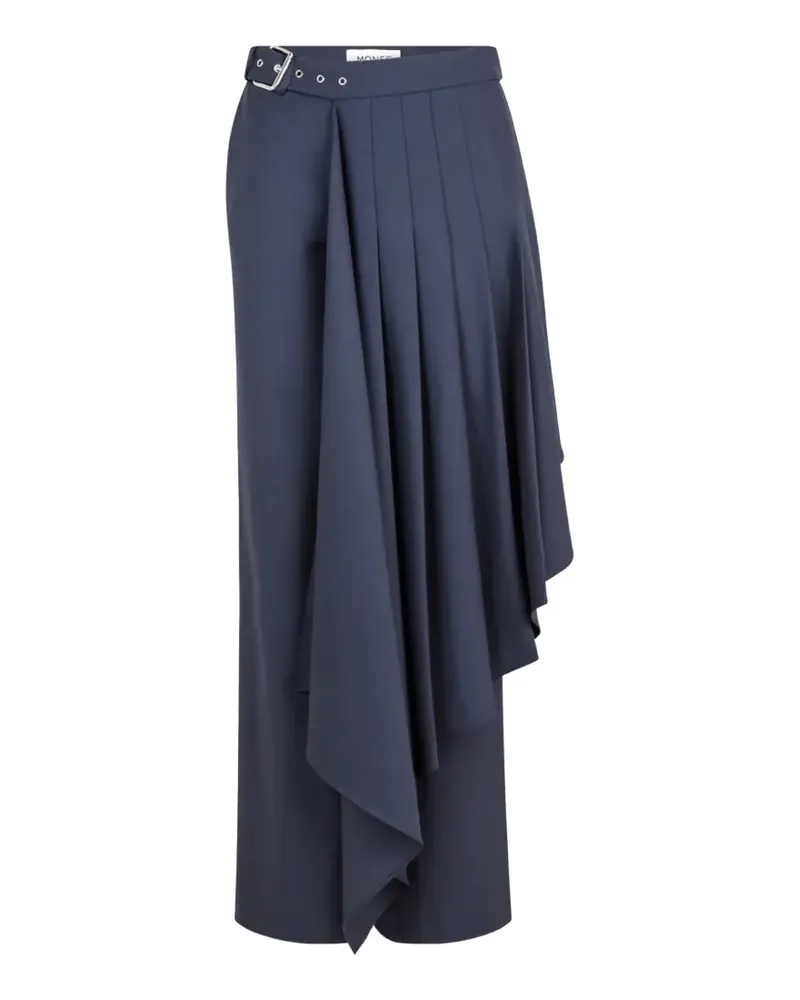 Monse detachable-skirt overlay tailored trousers - Blau Blau