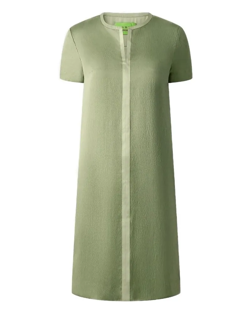 Shanghai Tang Midikleid mit kurzen Ärmeln - Grün Grün