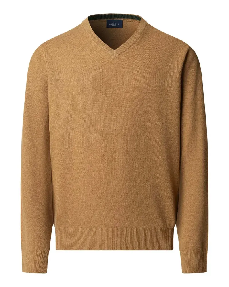 Hackett Pullover mit V-Ausschnitt - Braun Braun
