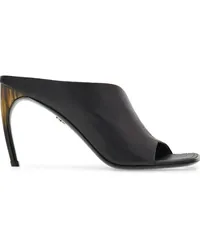 Ferragamo Curved Mules 85mm Schwarz