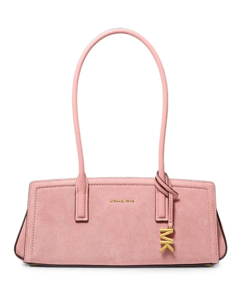 Michael Kors small Laila suede shoulder bag - Rosa Rosa
