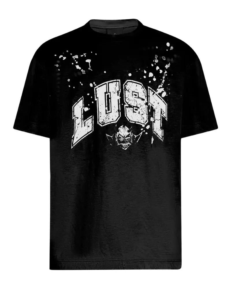 John Richmond graphic-print T-shirt - Schwarz Schwarz