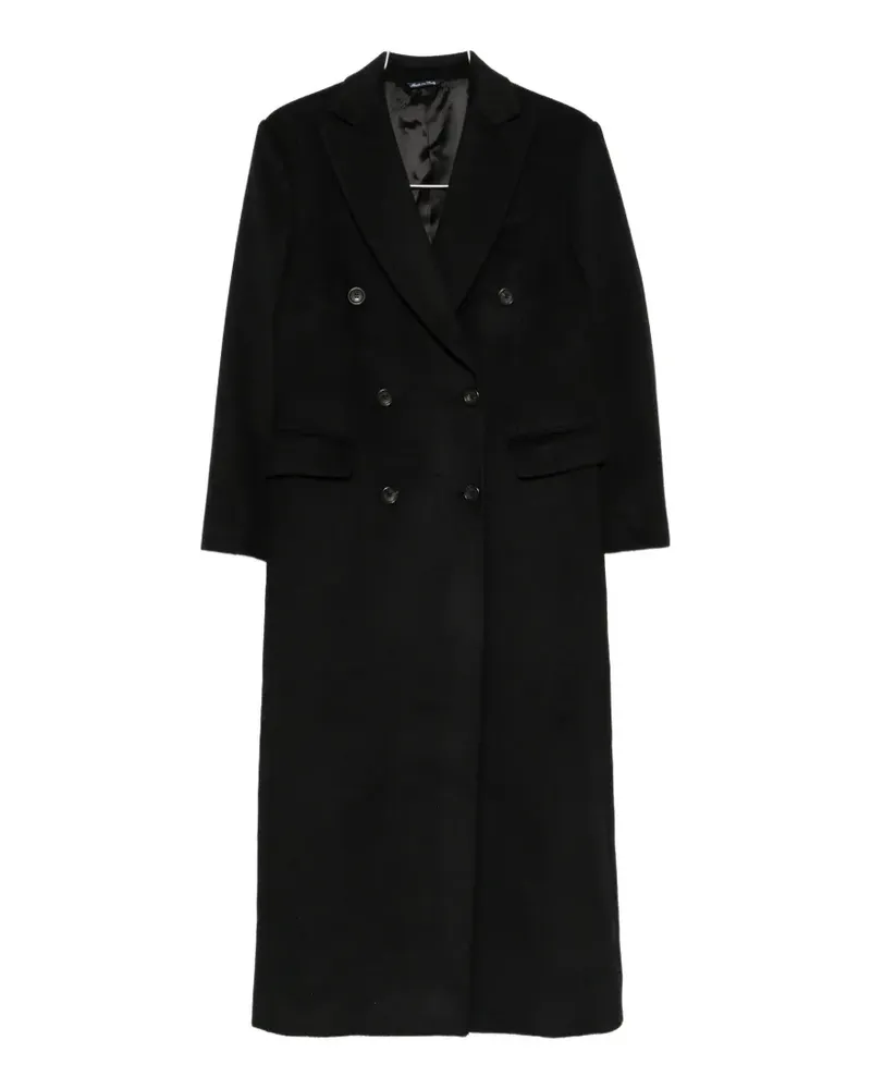 ERALDO double-breasted peaked-lapels coat - Schwarz Schwarz