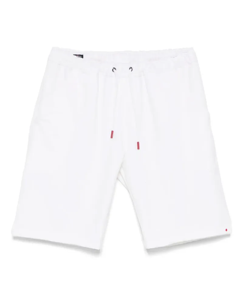 Kiton Shorts aus Jersey - Weiß Weiß