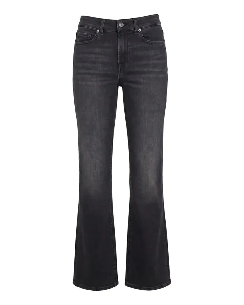 7 for all mankind faded logo-patch jeans - Grau Grau