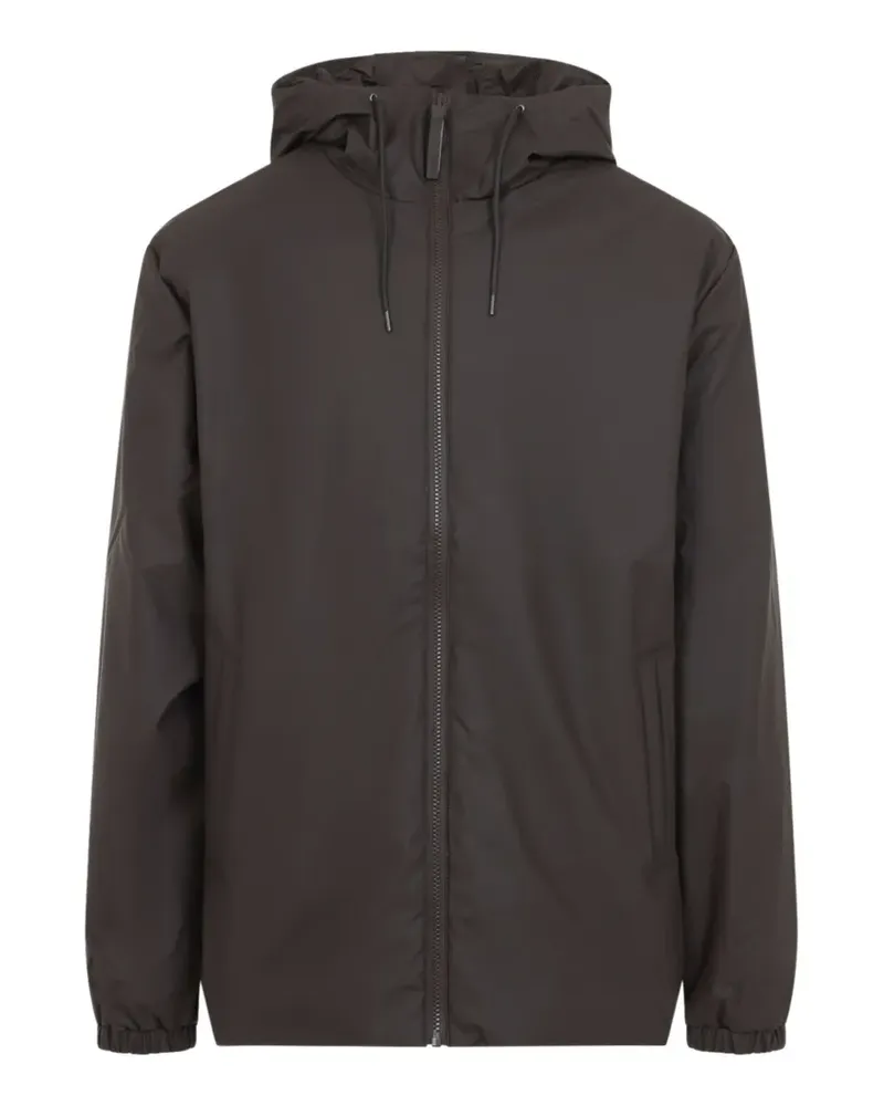 RAINS Lohja hooded zip-up jacket - Braun Braun