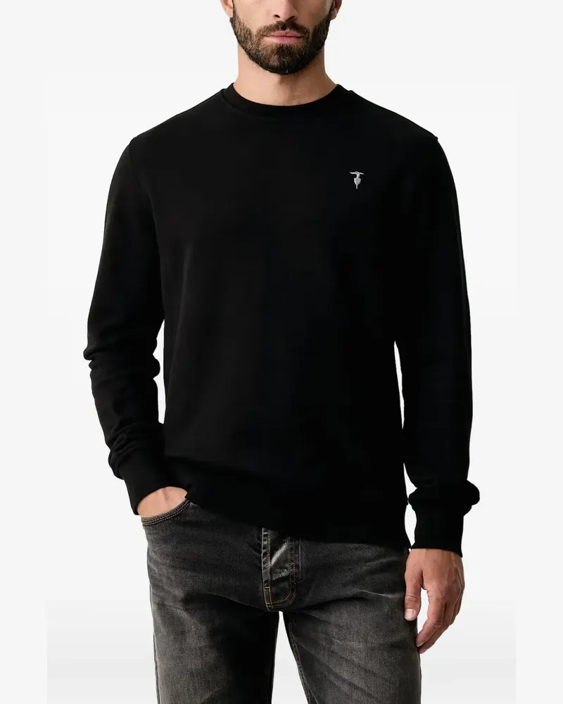 Trussardi Pullover mit rundem Ausschnitt - Schwarz Schwarz