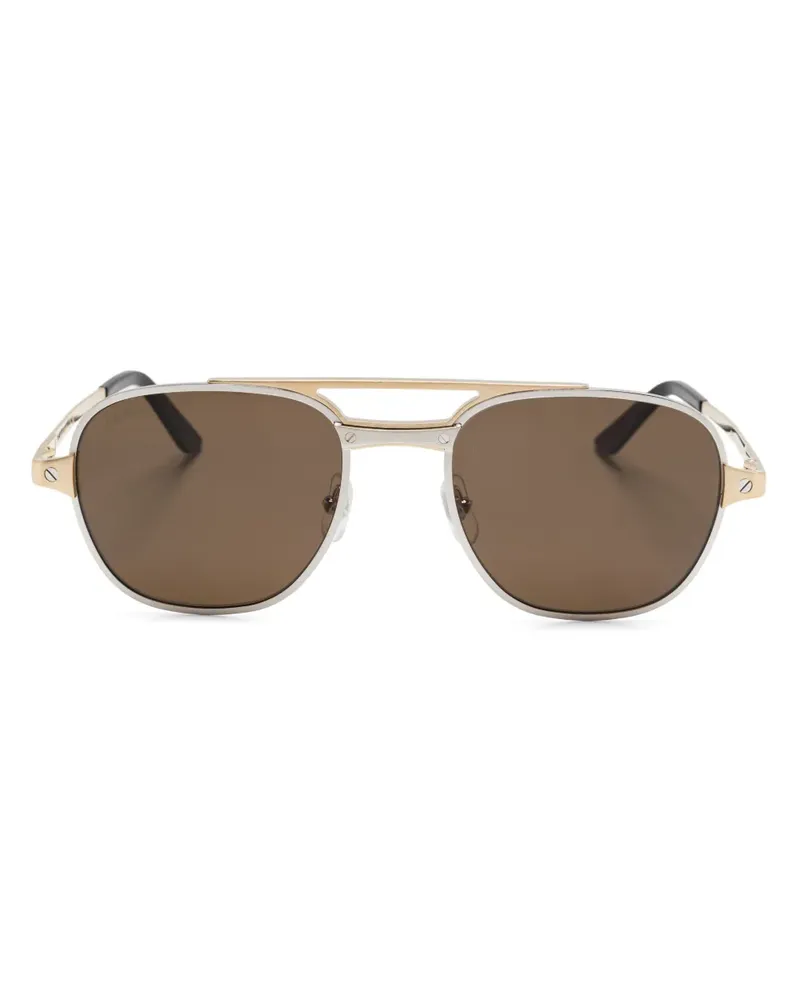 Cartier Santos Sonnenbrille - Gold Gold
