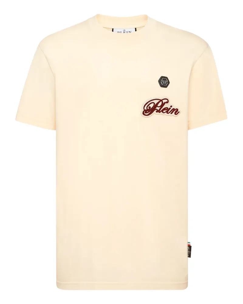 Philipp Plein T-Shirt mit rundem Ausschnitt - Nude Nude