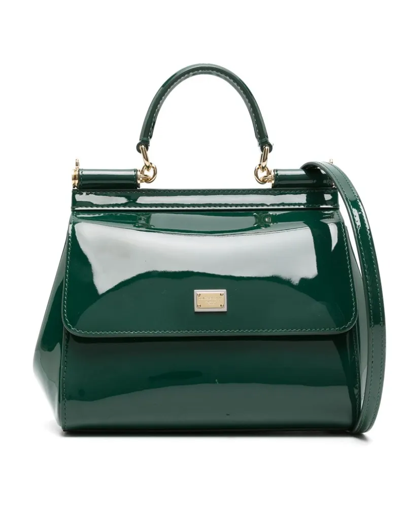 Dolce & Gabbana Mittelgroße Sicily Handtasche - Grün Grün