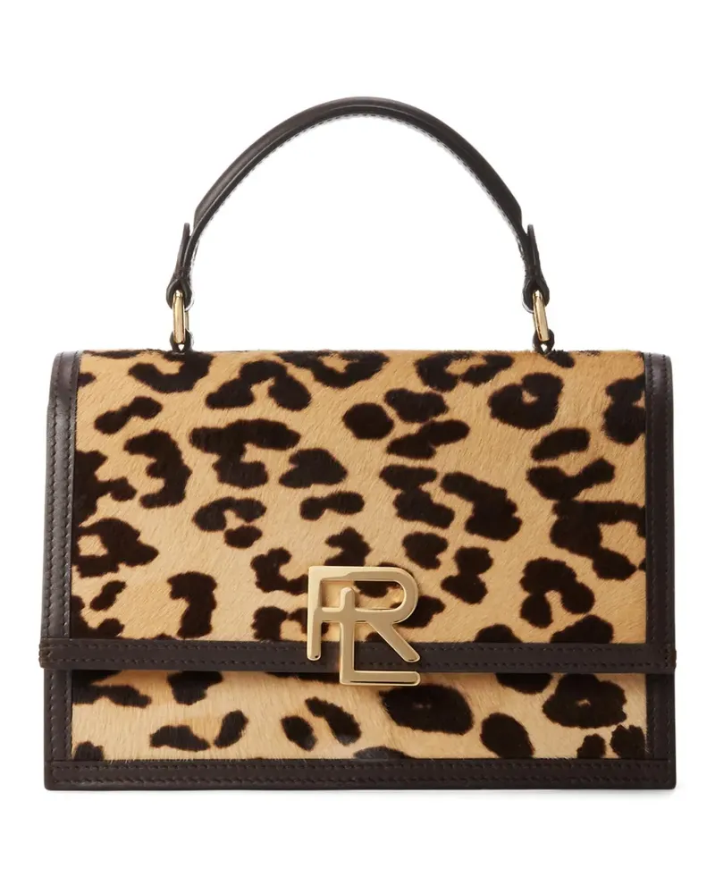 Ralph Lauren Umhängetasche mit Leoparden-Print - Braun Braun