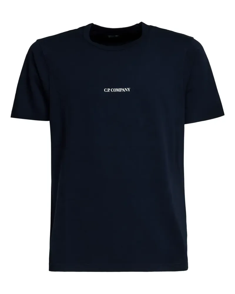 C.P. Company T-Shirt mit Logo-Print - Schwarz Schwarz
