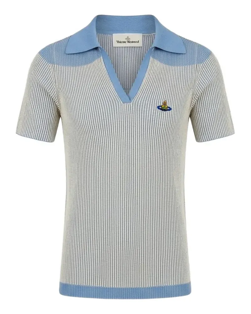 Vivienne Westwood Marina ribbed T-shirt - Blau Blau