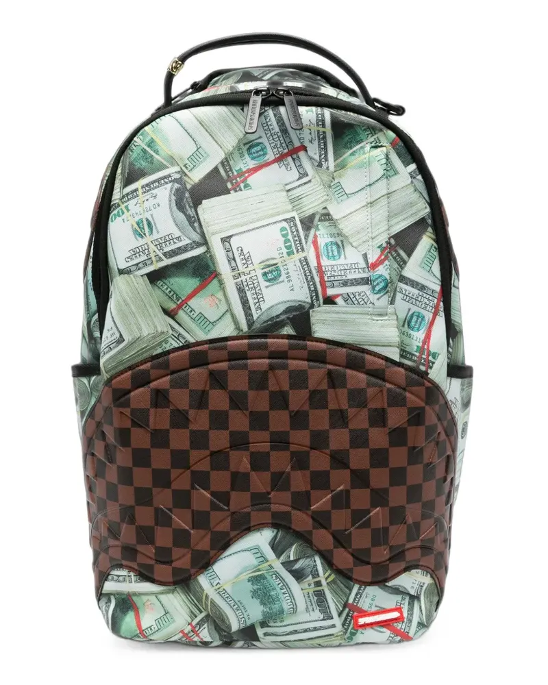 Sprayground Shark Mouth Rucksack mit grafischem Print - Grün Grün