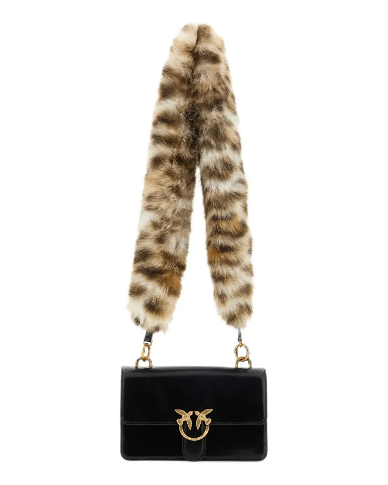 Pinko Mini Love Schultertasche - Schwarz Schwarz