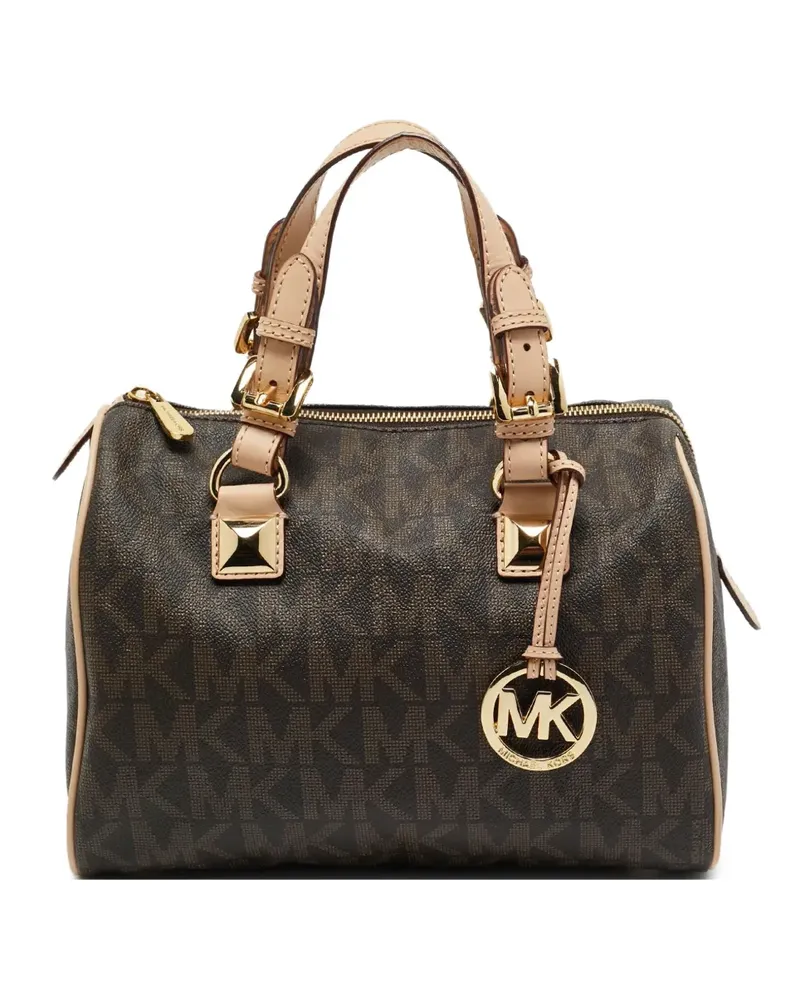 Michael Kors Grayson Tote Bag aus Monogramm-Canvas - Braun Braun