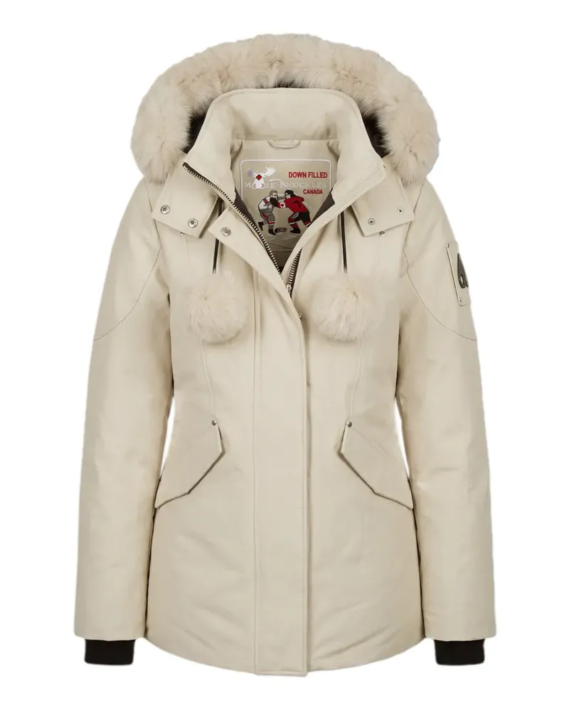 Moose Knuckles Original 3Q detachable-hood down jacket - Weiß Weiß