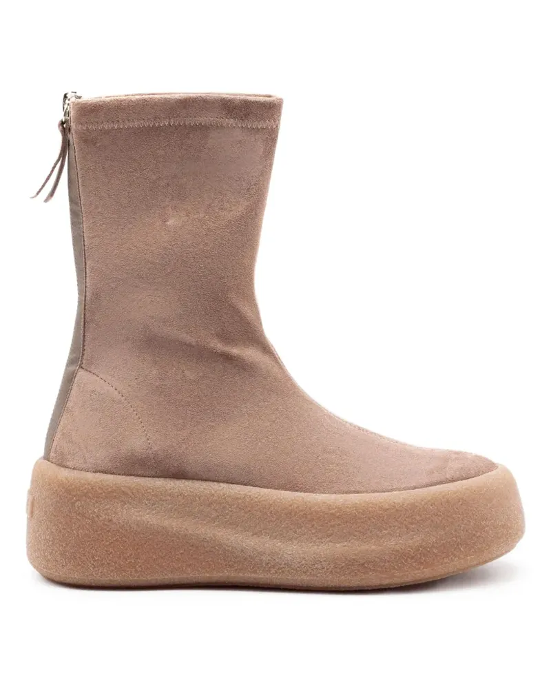 Vic Matié Stiefeletten mit Plateau - Nude Nude