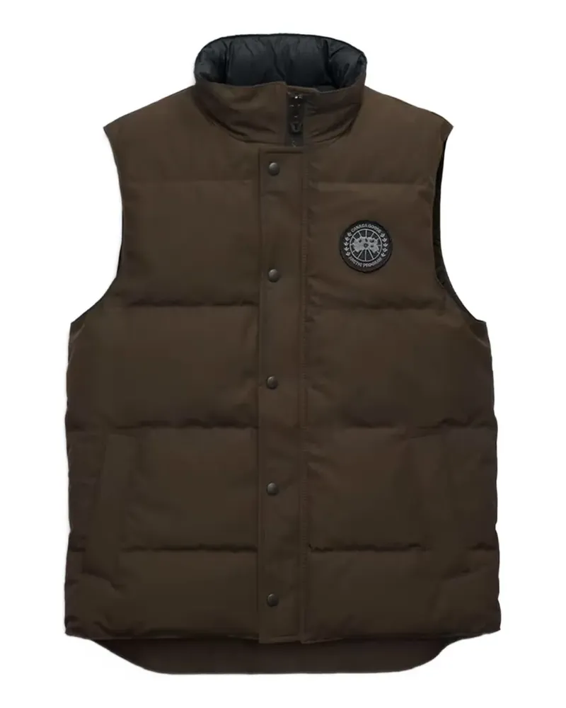 Canada Goose Gesteppte Garson Weste mit Logo-Patch - Braun Braun