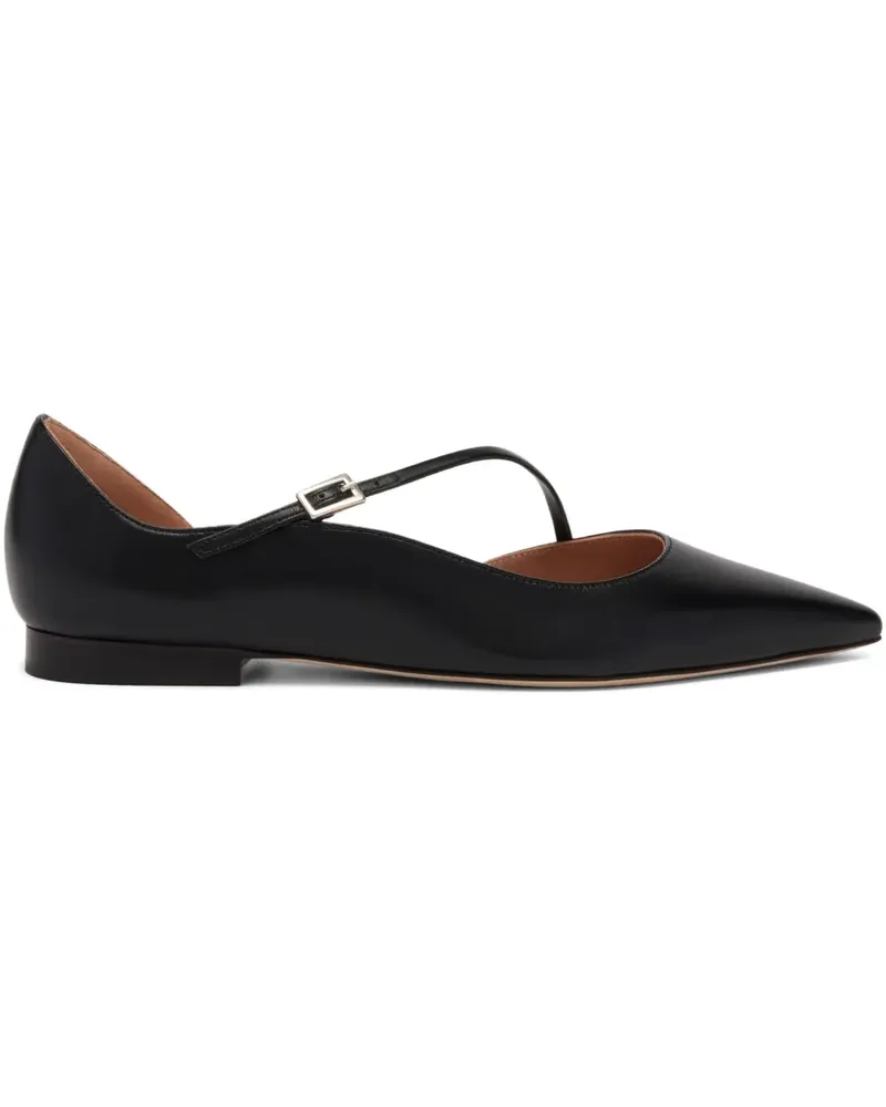 Malone Souliers Bettina Ballerinas mit spitzer Kappe - Schwarz Schwarz