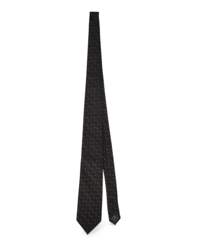 Pal Zileri geometric-pattern tie - Grau Grau