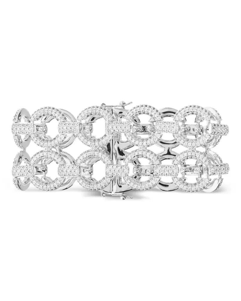 Self-Portrait Armband mit Kristallen - Silber Silber