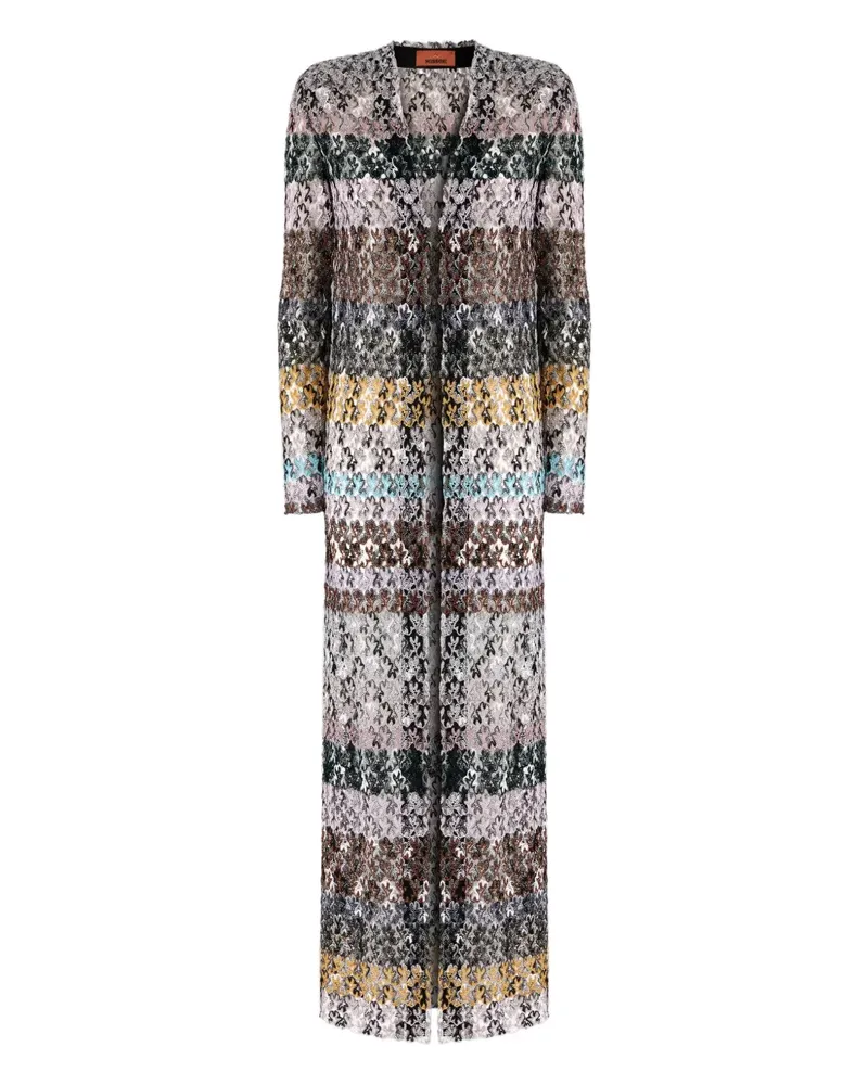 Missoni Langer Cardigan - Braun Braun