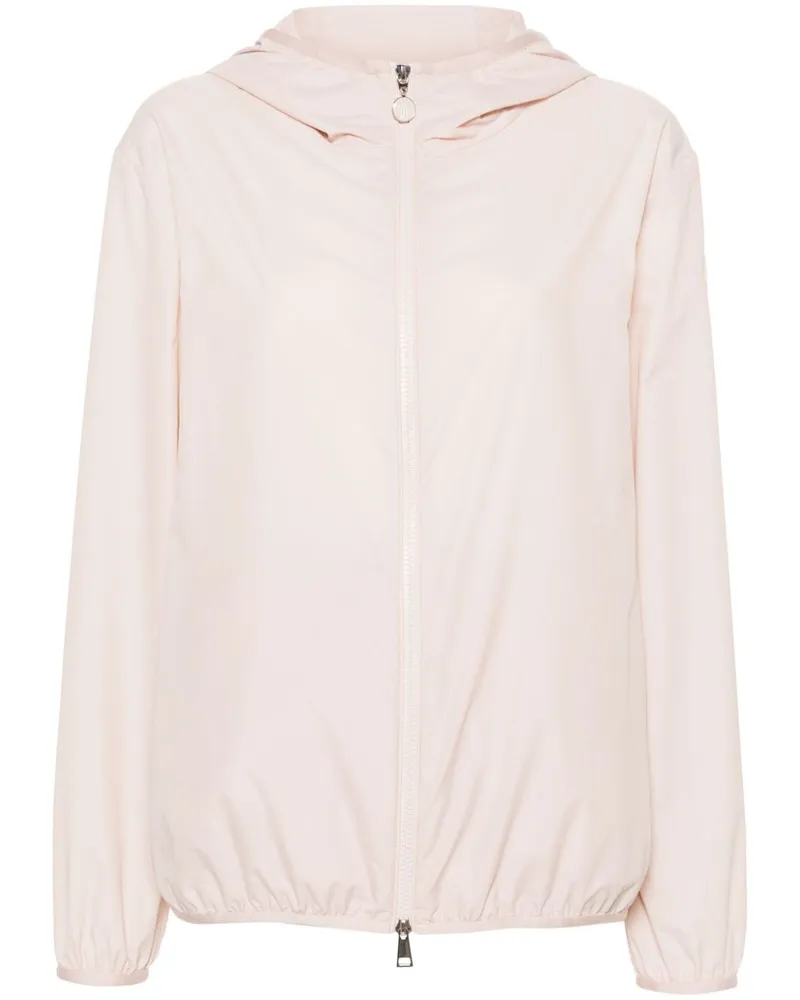 Moncler Windbreaker mit Logo-Patch - Rosa Rosa
