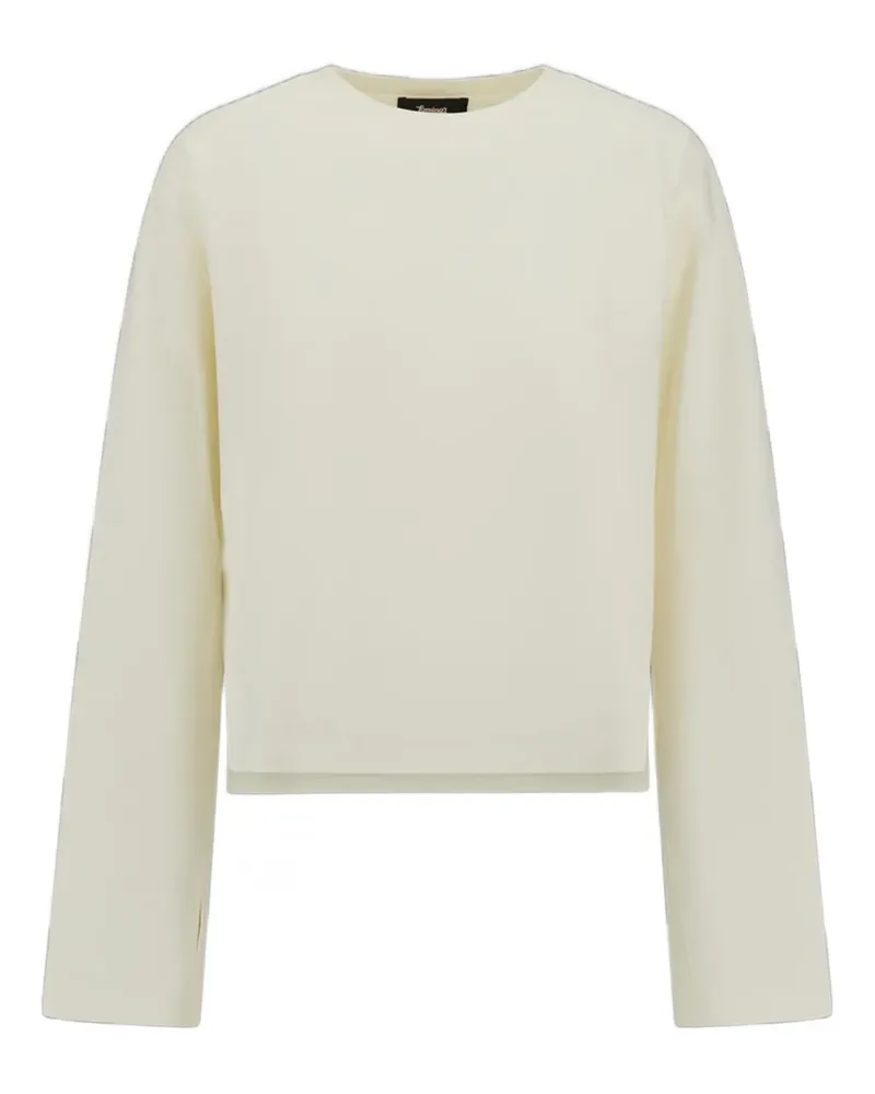 Herno Langarmshirt mit Rundhalsausschnitt - Nude Nude