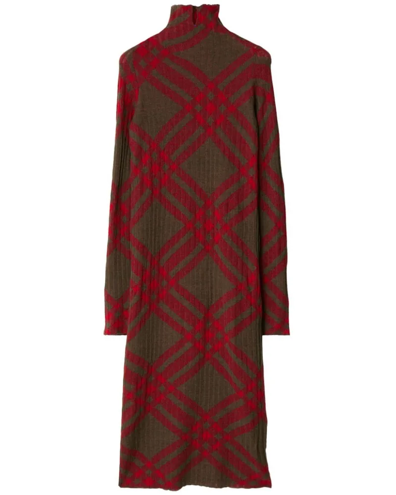Burberry Kariertes Etuikleid - Grün Grün