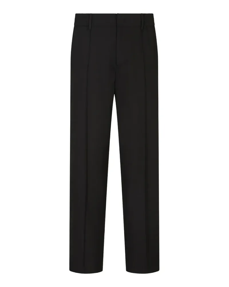 Armani Exchange Plissierte Hose - Schwarz Schwarz