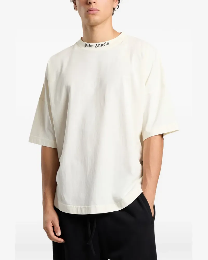 Palm Angels Classic T-Shirt mit Logo - Nude Nude
