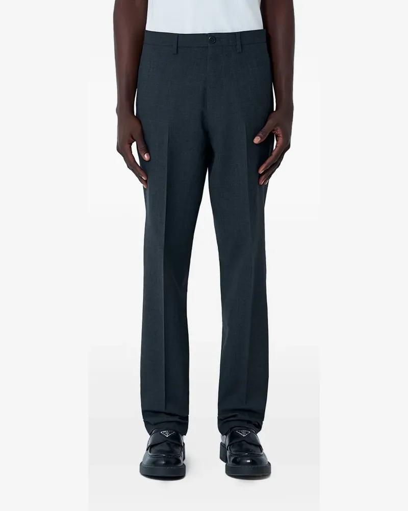 Prada buttoned tailored trousers - Grau Grau