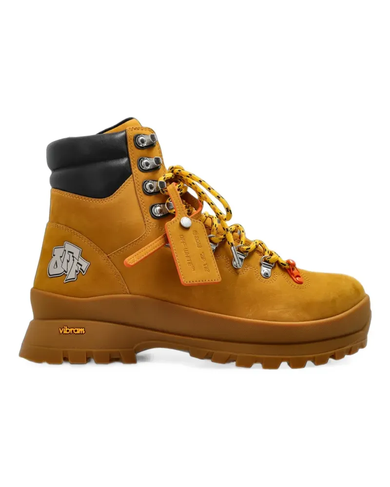 OFF-WHITE Hiking boots - Braun Braun