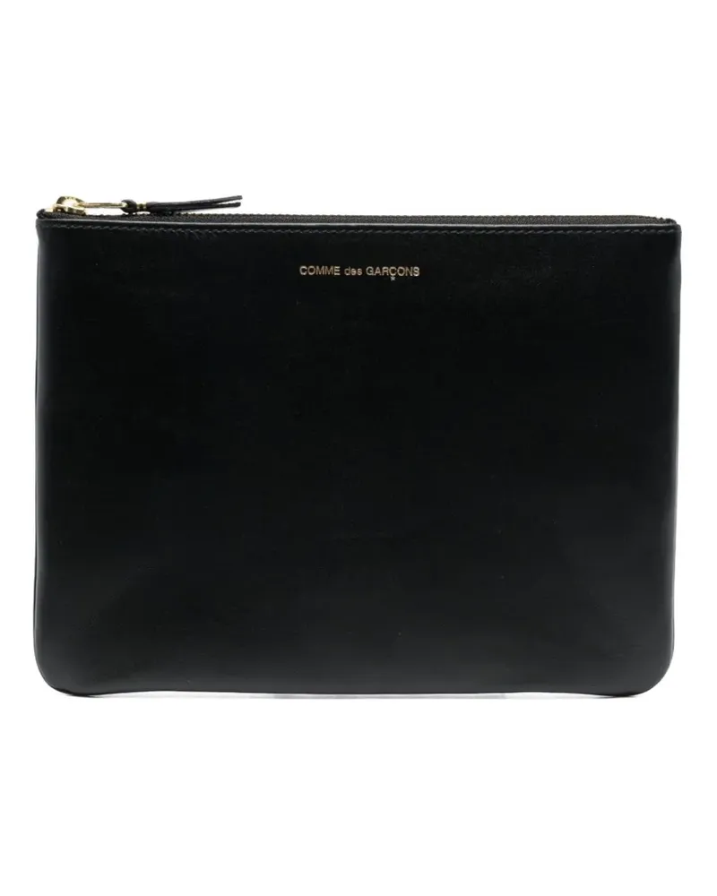 Comme des Garçons leather purse - Schwarz Schwarz