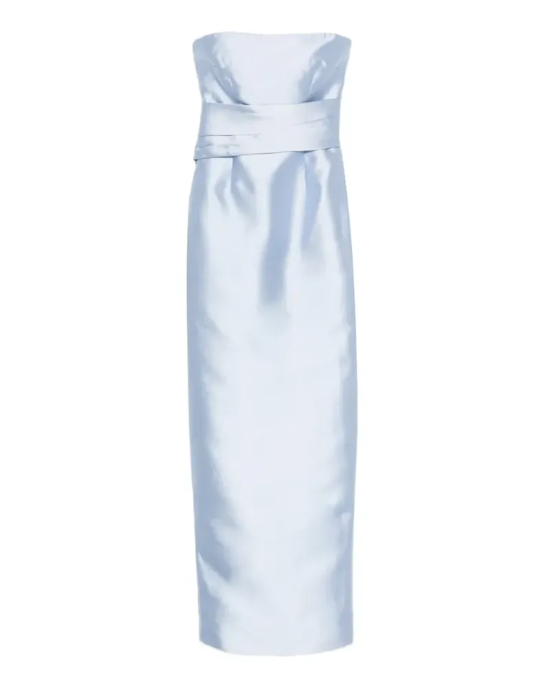 Solace London The Ingrid Maxikleid in Hellblau Blau