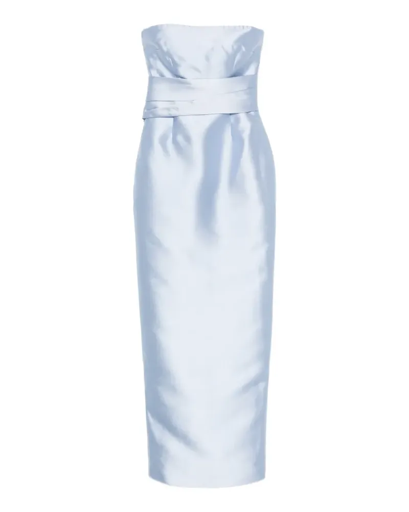 Solace London strapless maxi dress - Blau Blau