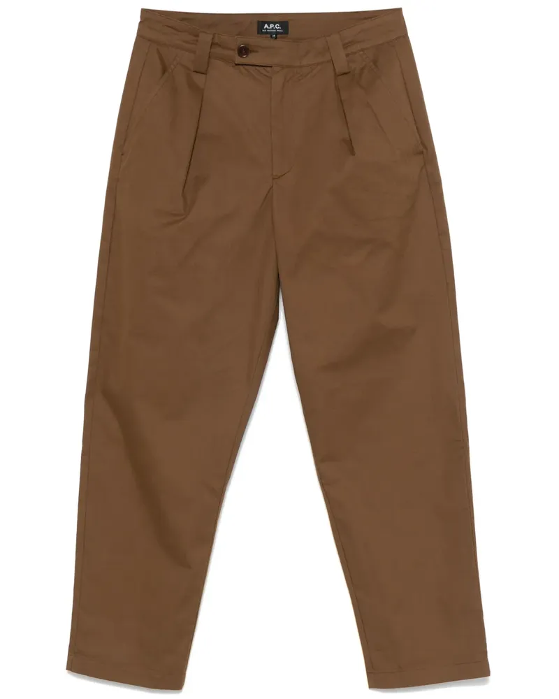 A.P.C. Klassische Hose - Braun Braun