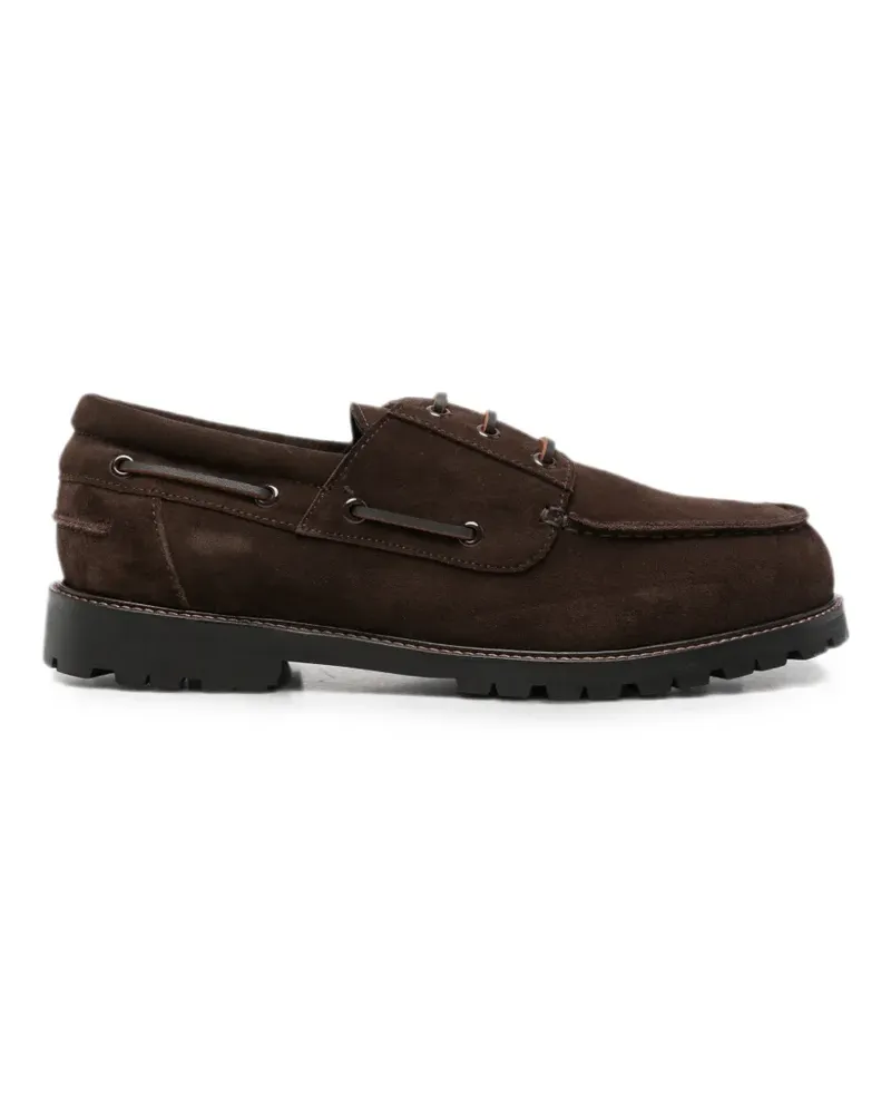 Studio Nicholson Segelschuhe aus Wildleder - Braun Braun